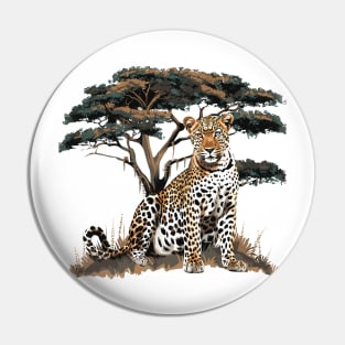 Leopard Design Pin