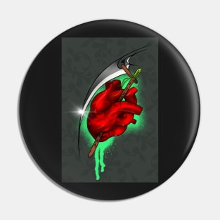 Reaper of hearts Pin