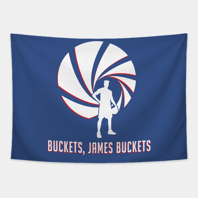 Buckets, James Buckets Tapestry by Philly Drinkers