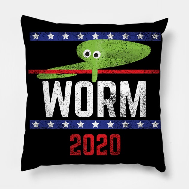 Magic Worm On A String Meme Green Worm 2020 for President Pillow by YourGoods