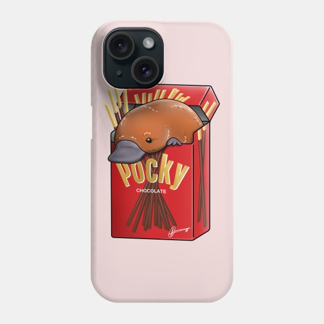 Pockypus Phone Case by Akiraj