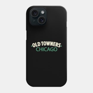 Old Towners Chicago Minimal Logo Design - Chicago Neighborhood Series Phone Case