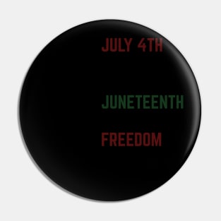 Juneteenth Is My Independence Free Day Queen Women Girls Pin