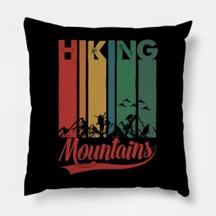 Hiking Mountains Pillow