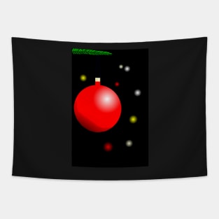 Christmas Design - Bauble and Lights Tapestry