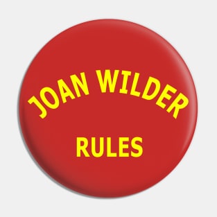 Joan Wilder Rules Pin