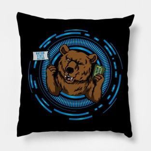 The Bear - Cyber War Series Pillow