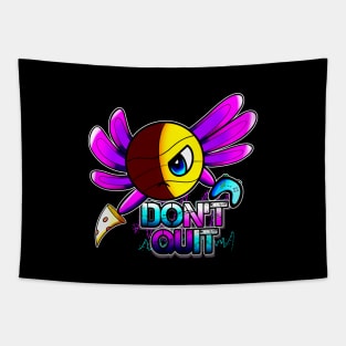 Don't Quit Pizza Gamer Axolotl Basketball Season Kids Teens Graphic Gift Tapestry