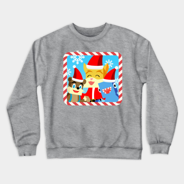 Minecraft Youtuber Stampy Cat Merry Christmas Crewneck