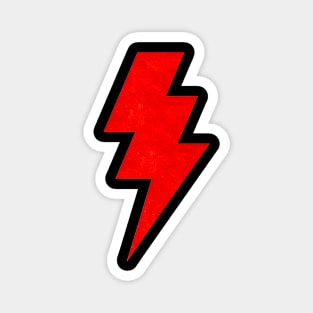 Lightning Bolt red Magnet