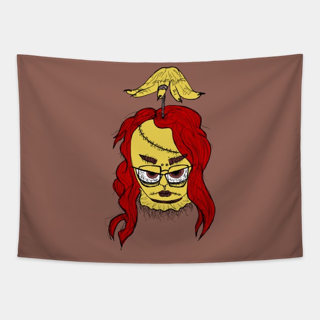 Witch Red Head - Color Tapestry by Tommythemage