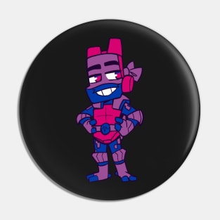 Donnie Bisexual Flag ROTTMNT Pin