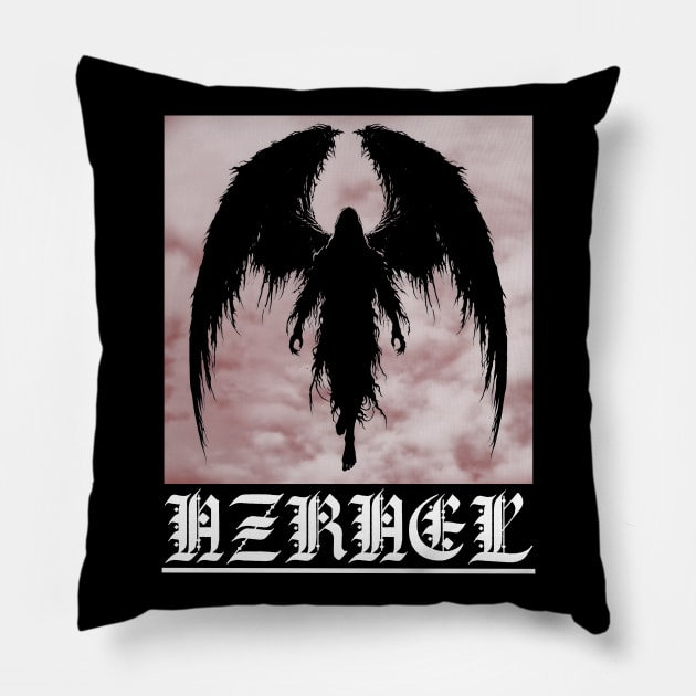 Majestic Azrael: The Angel of Death Pillow by MetalByte