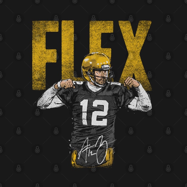 Aaron Rodgers Green Bay Flex Bold by Chunta_Design