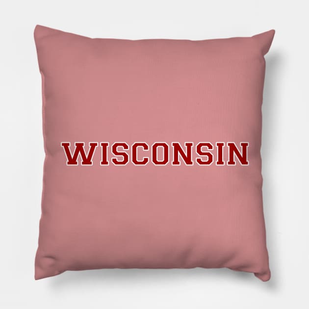 Wisconsin Pillow by MotoGirl