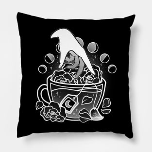 Mystical Rose Teacup Pillow