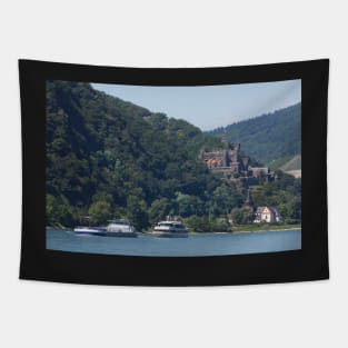 Reichenstein Castle, Trechtingshausen, Rhineland-Palatinate, Rhine, Middle Rhine, Castle Tapestry