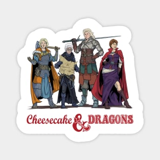 Cheesecake & Dragons Magnet