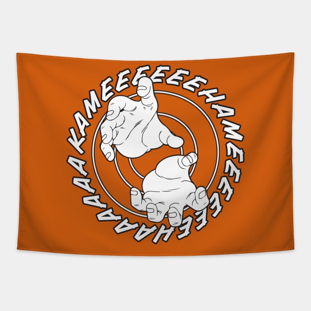 Kamehameha - Swirl Design Tapestry by AidenCreations