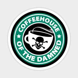 Coffeehouse of the Damned Fun logo Magnet