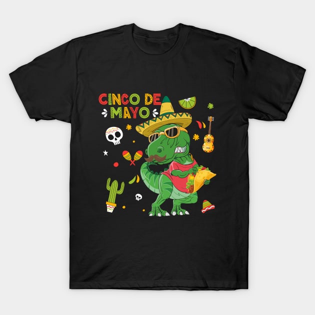 Taco Saurus Boys T-Shirt Cinco De Mayo Kids T Rex Dinosaur Taco Saurus Boys T-Shirt Cinco De Mayo Kids T Rex Dinosaur
