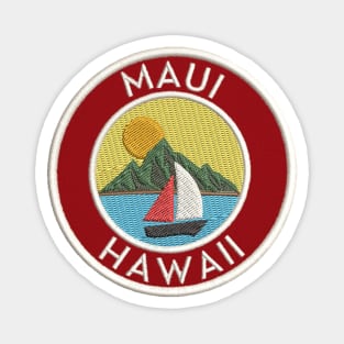 Maui Hawaii Patch Magnet