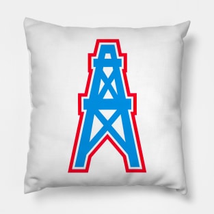 Defunct Teams Vintage Houston Oilers Satire Mark Pillow