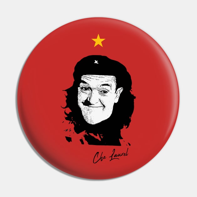 Che Guevara v Stan Laurel Mashup Pin by funkymonkeytees