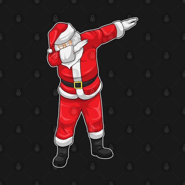 Santa Claus Christmas Hip Hop Dance Dab by Markus Schnabel