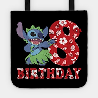 8th Birthday Stitch Hula Dancer Tote