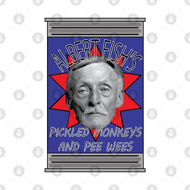 Albert Fish's Canned Goods by dflynndesigns