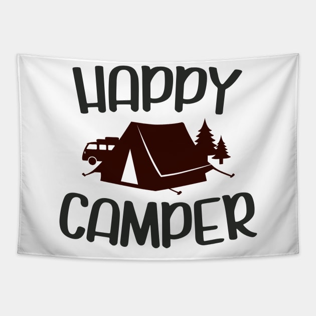 Happy Camper Tapestry by Ombre Dreams