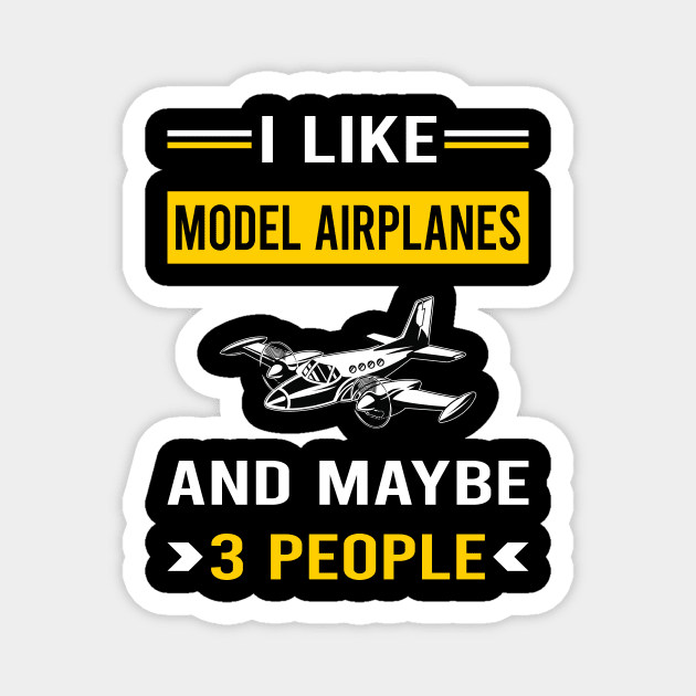3 People Model Airplane Plane Planes Aircraft Magnet by Good Day