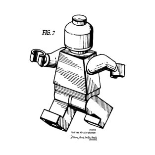 Lego Minifigure Patent Print T-Shirt