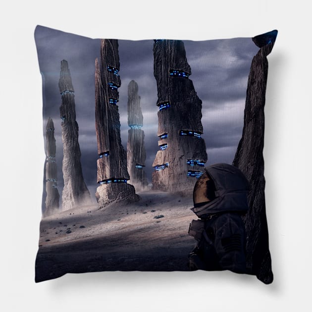 Wall Art - Elatsy Discover Pillow by By_Russso