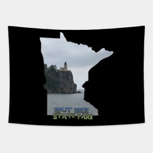 Minnesota State Outline (Split Rock State Park) Tapestry