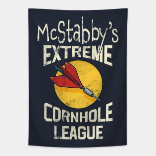 Lawn Darts Extreme Cornhole League Tapestry