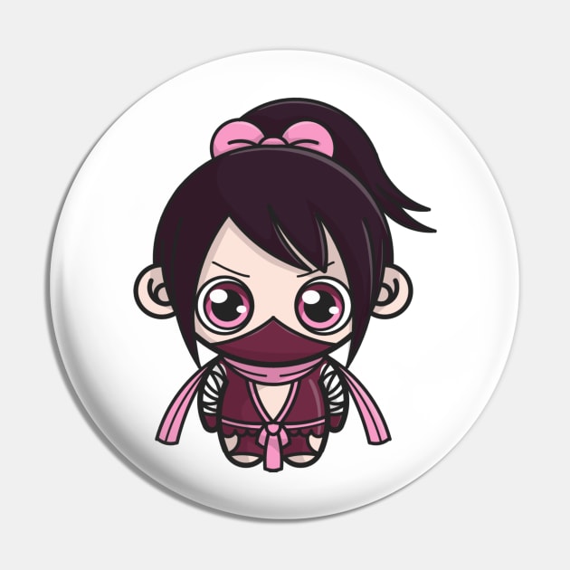 Kunoichi Pin by mysticpotlot