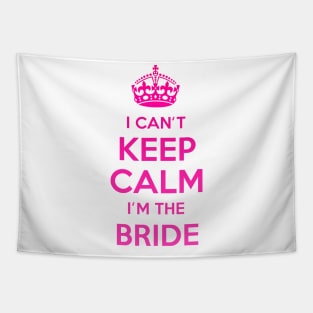 Keep Calm Bride Tapestry