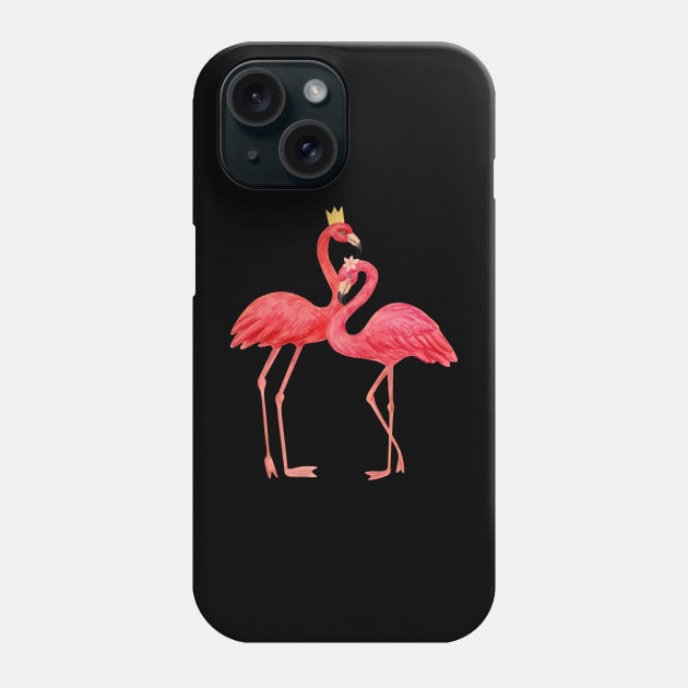 love flamingo Phone Case by killzilla