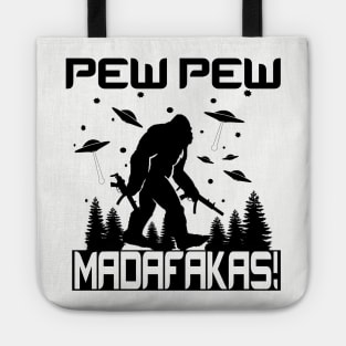 Pew Pew Bigfoot Tote