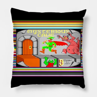c64 fake 8 bit game loading screen Pillow