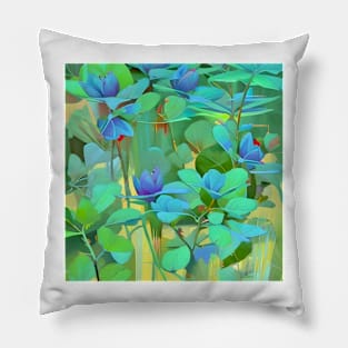 Blue Lily Impressions Pillow