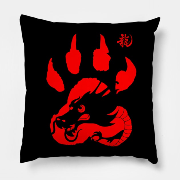Lunar Year 2024 Year Of The Dragon 2024 Pillow by Danemilin