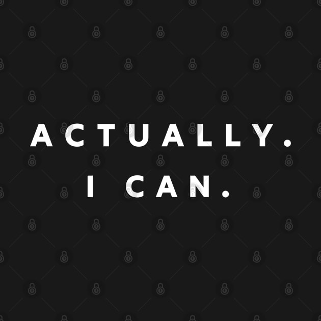 Actually I can by M.Y