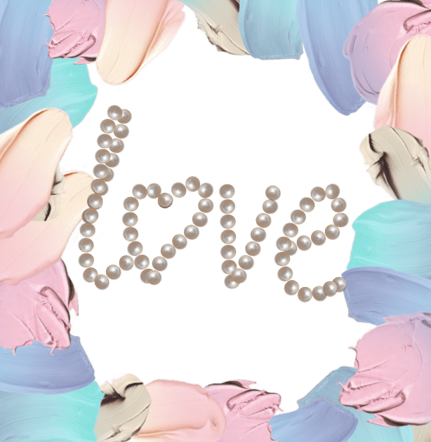 Love in pastel colors Kids T-Shirt by LAV77