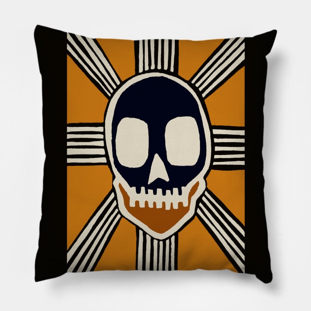 Halloween Scary Skull Pillow by Esprit-Mystique