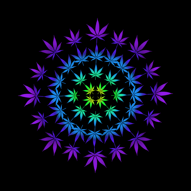 Leaf Mandala by The Strange Place