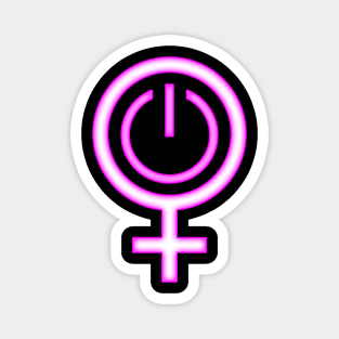 Female Power Symbol Magnet