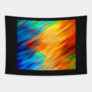 Chrome Rainbow Pattern Tapestry